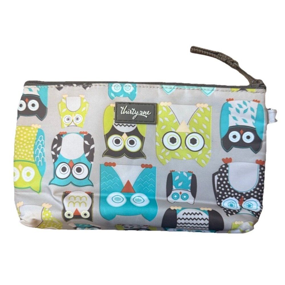Thirty one 31 Insulated pouch  OWL PATTERN